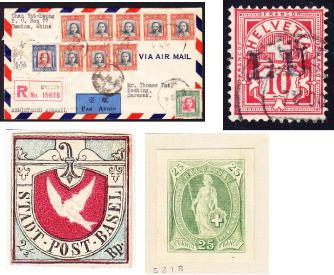 Brief und Briefmarken von Rolf Weggler Internationale Philatelie