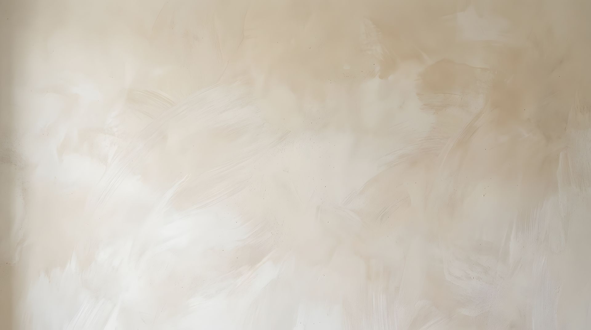 Surface texturée beige abstraite avec de doux coups de pinceau blancs