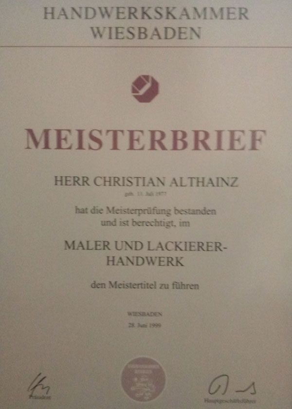 Baudekoration Althainz Rosbach, Bild