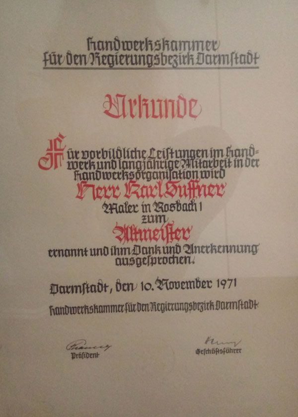 Baudekoration Althainz Rosbach, Bild