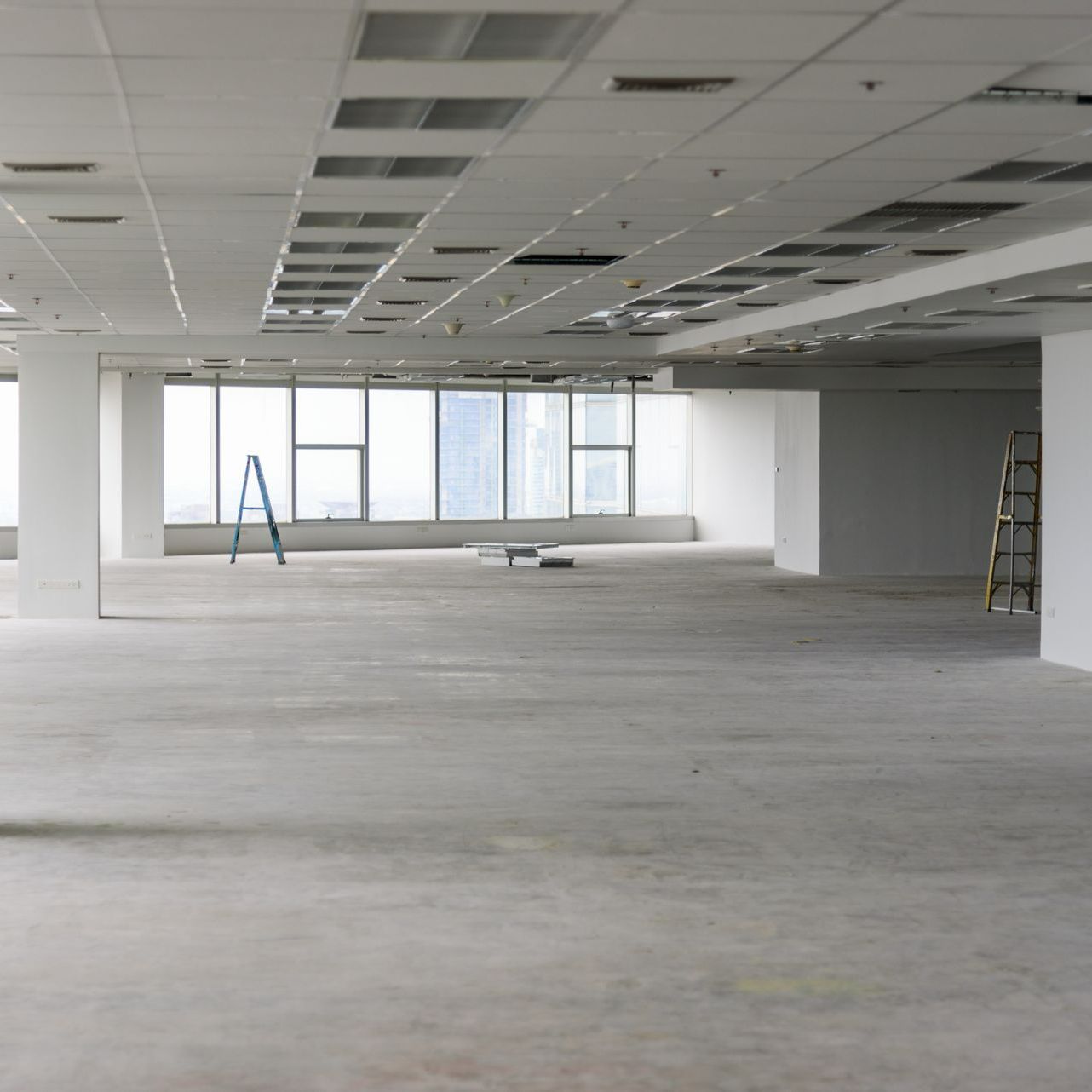 Rénovation intérieure de locaux professionnel avec extension de la pièce