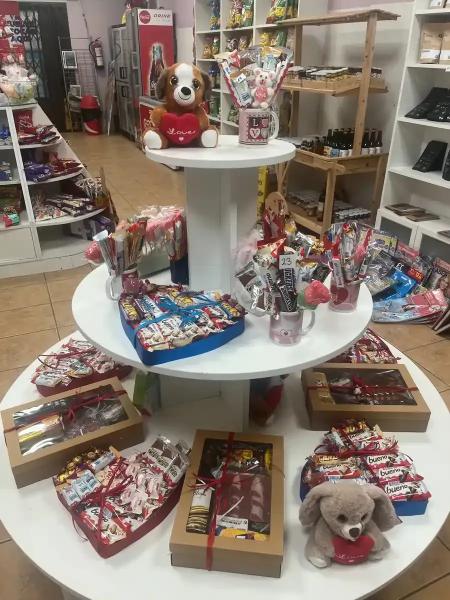 En una tienda de regalos