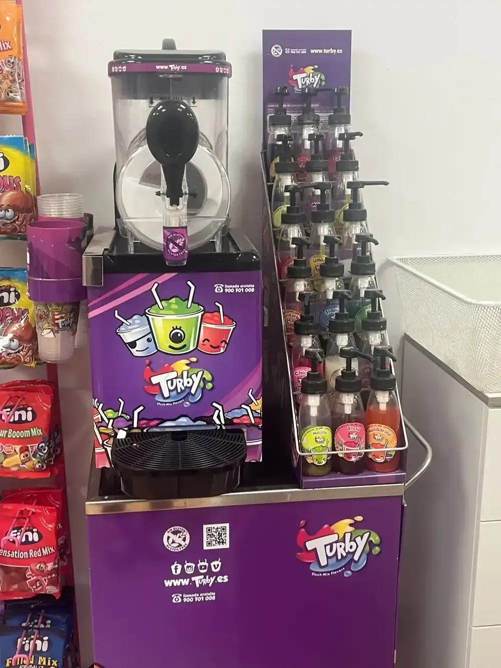 Una máquina de granizados 