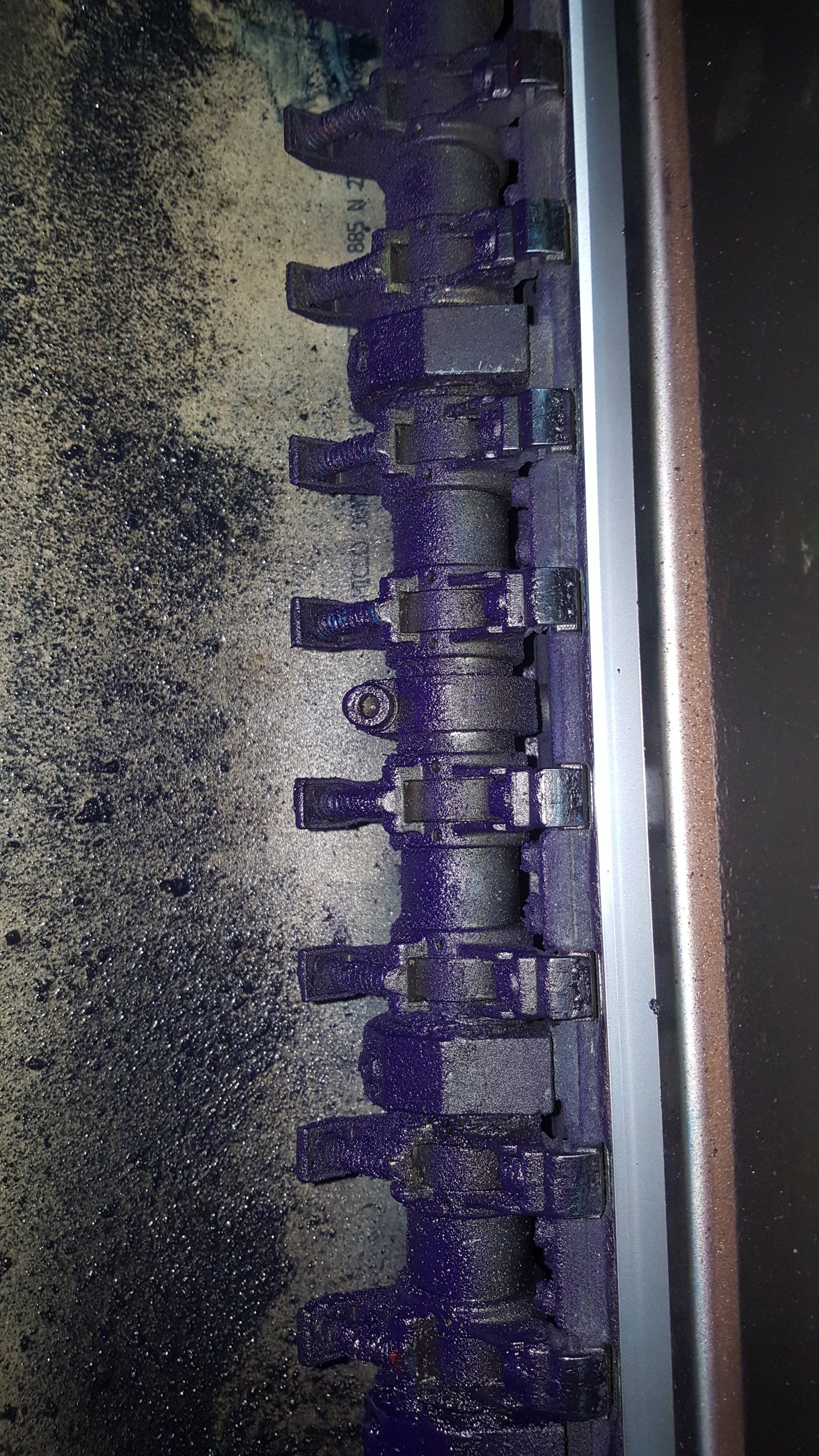 Pince d'imprimerie avant