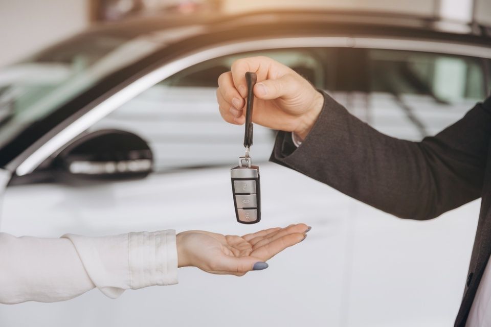 Autoschlüssel Übergabe