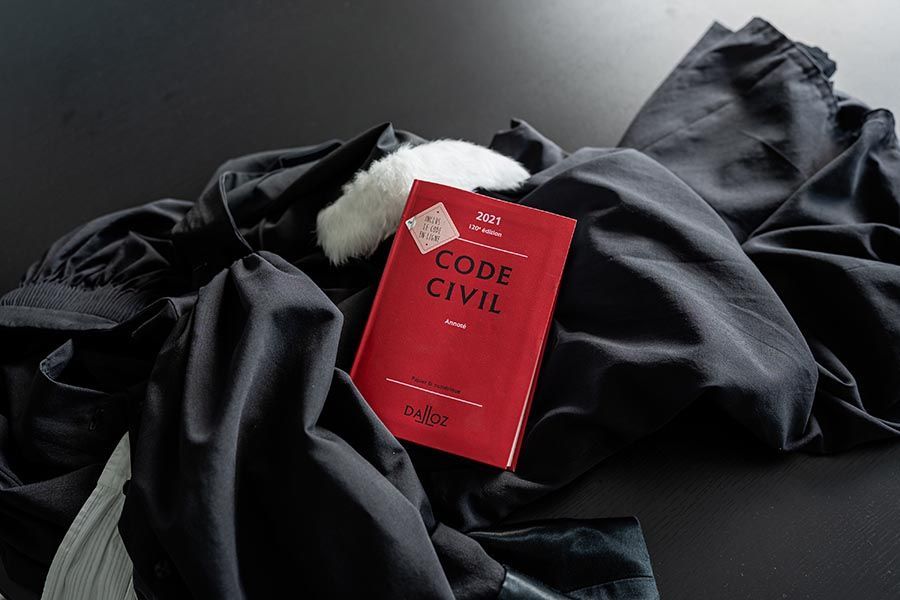 Toge avec le Code civil de Maître Corinne Léone