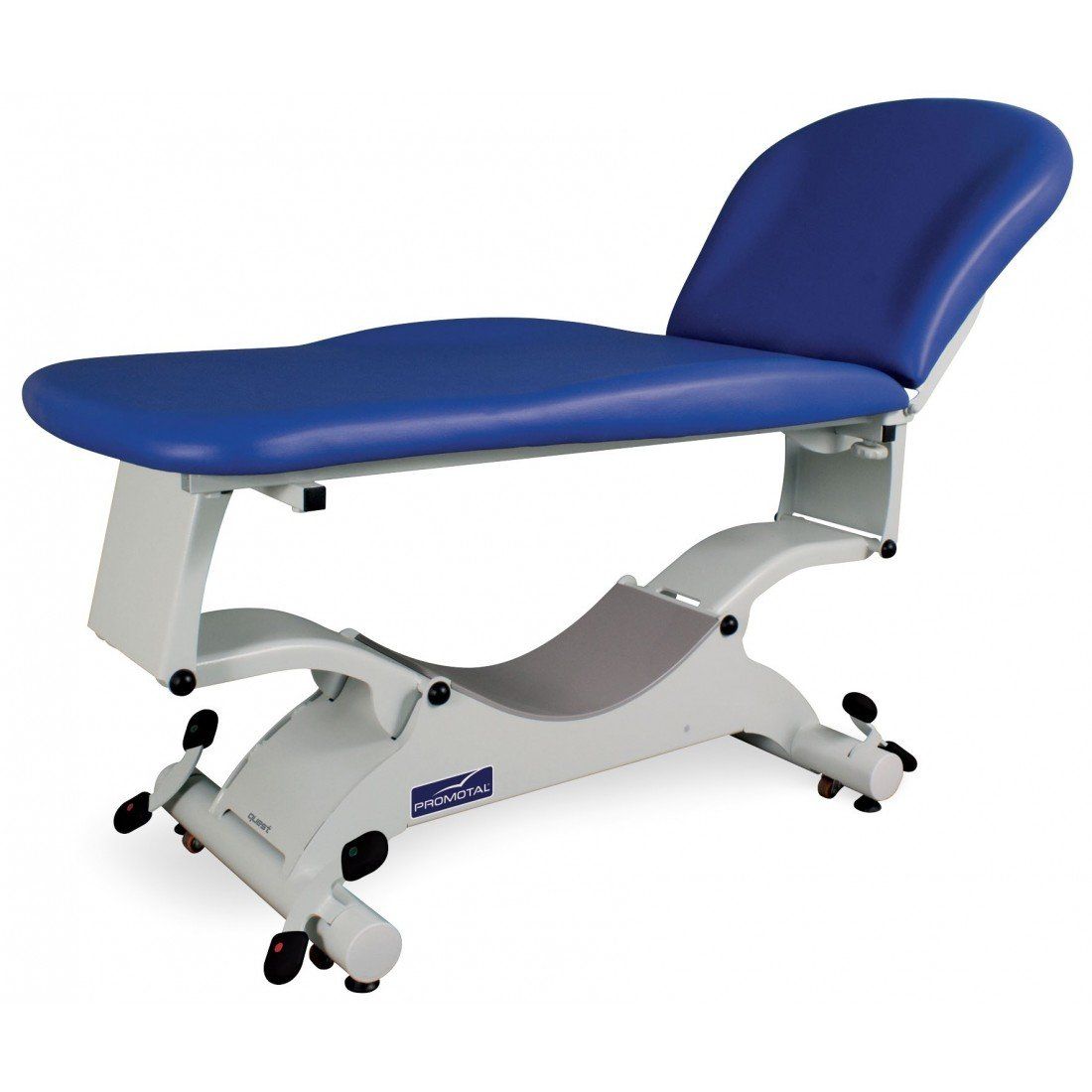 Table d'examen bleu et grise
