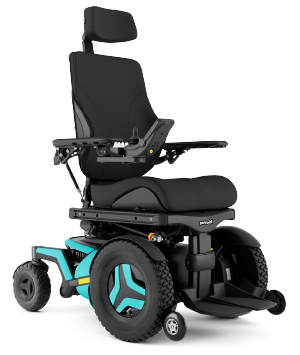 Fauteuil électrique en cuir noir