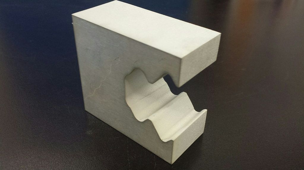 30mm Alu Wasserstrahlschneiden