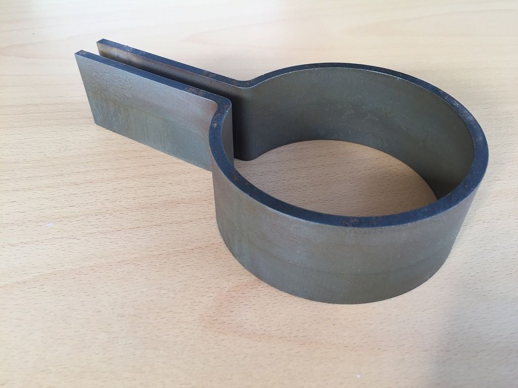 40mm Stahl Klammer Wasserstrahlschneiden