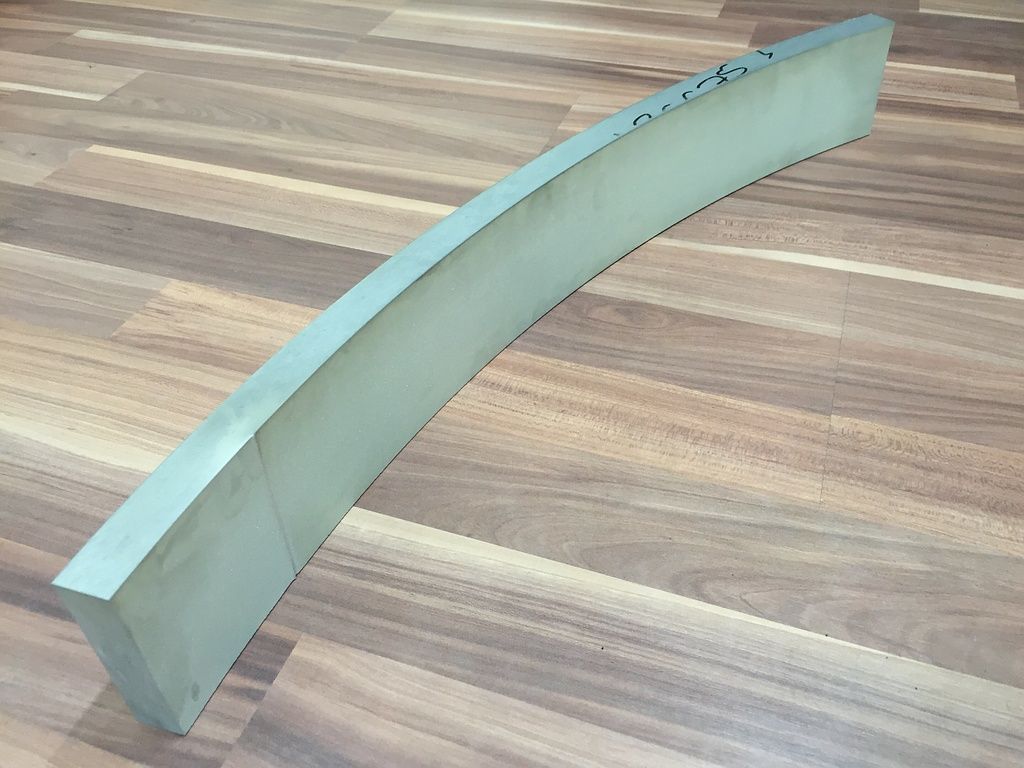 80mm Alusegment wasserstrahlgeschnitten