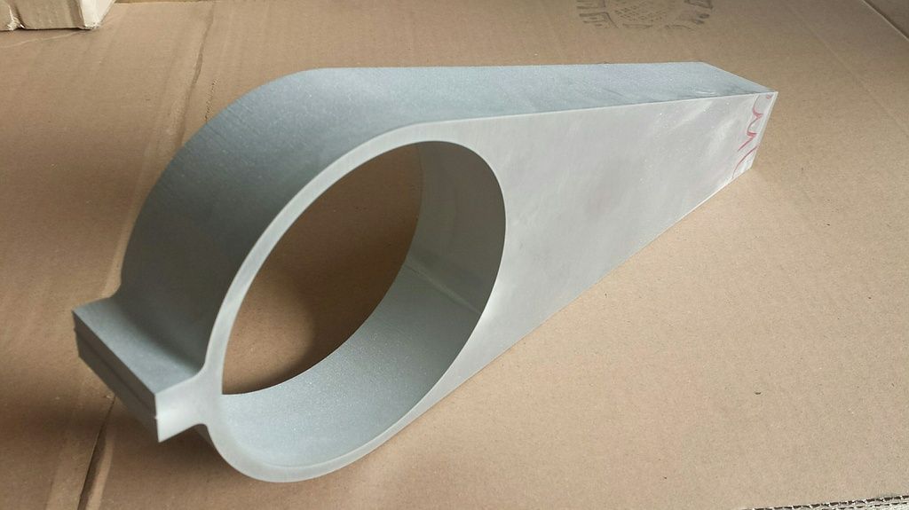 Wasserstrahlschneiden von 50mm EN AW7022