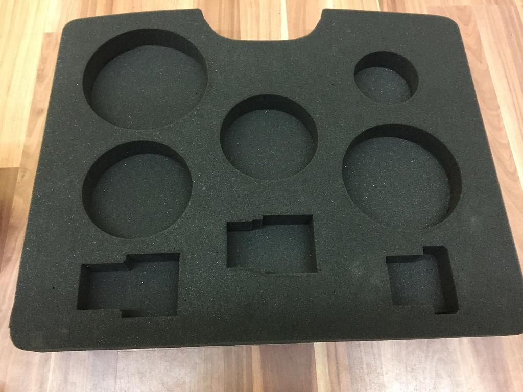 Werkzeugeinlagen aus Schaumstoff