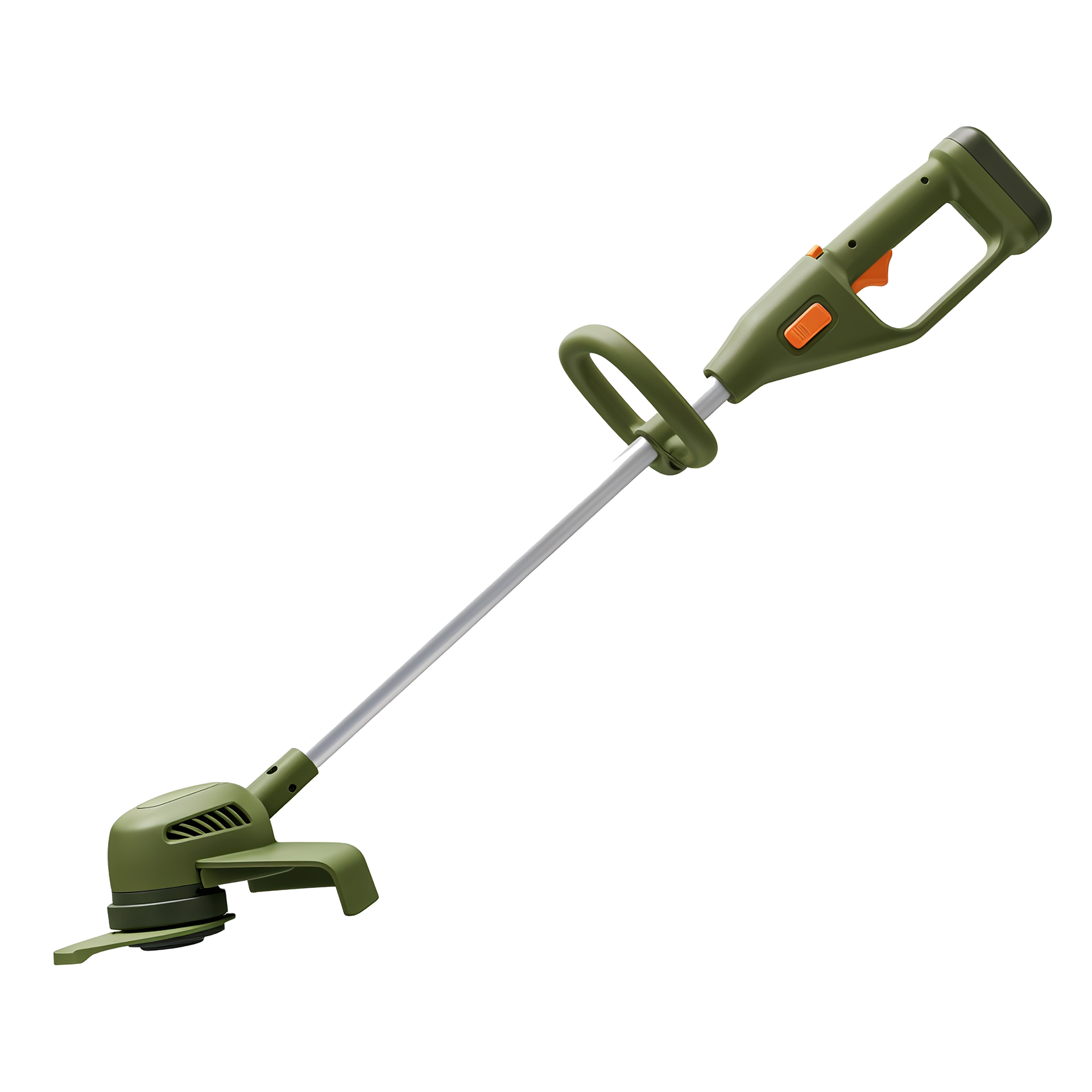 Une débroussailleuse.