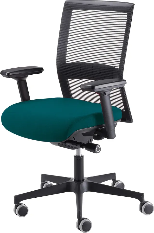 Chaise ergonomique verte pour bureau