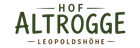 Schriftzug Hof Altrogge