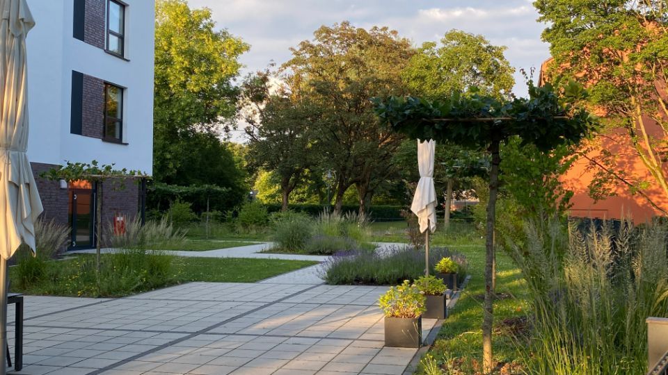 Innenhofgestaltung von Blank Landschaftsarchitekten