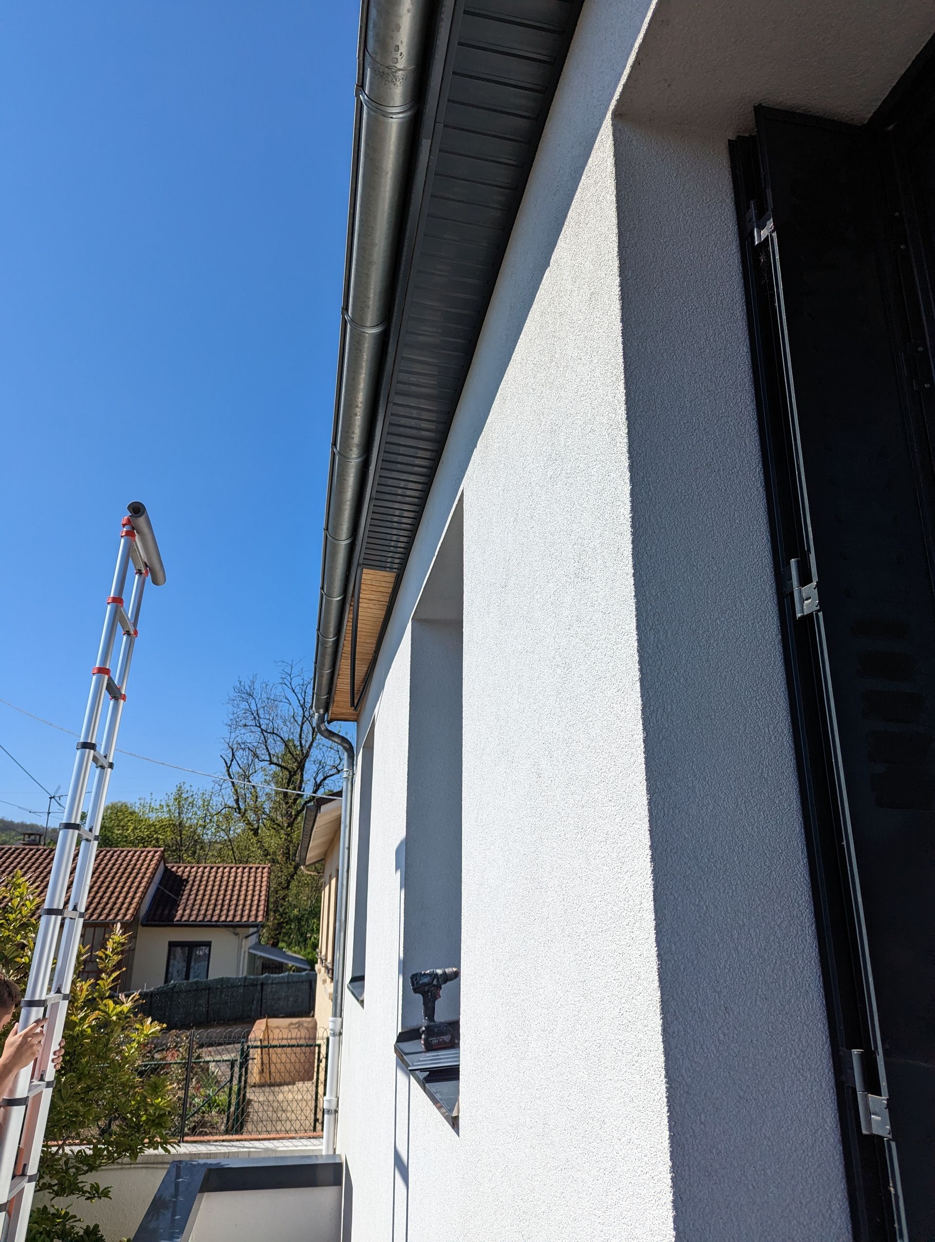 Rénovation de toit en cours