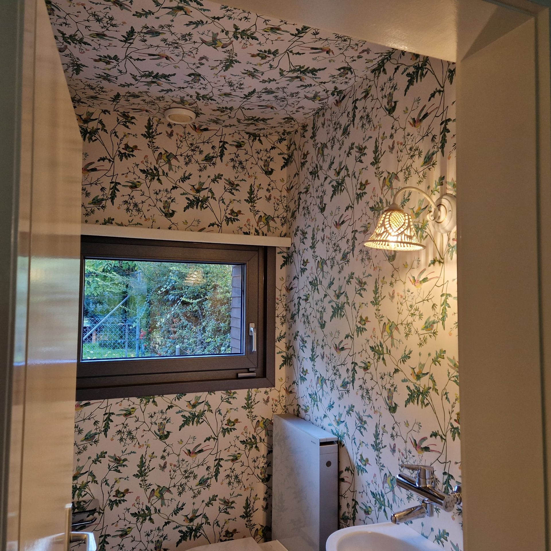 Une image d'une montagne avec un cercle blanc au milieu.