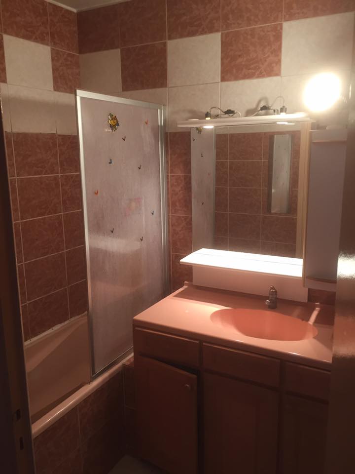 Rénovation de salle de bains avant travaux