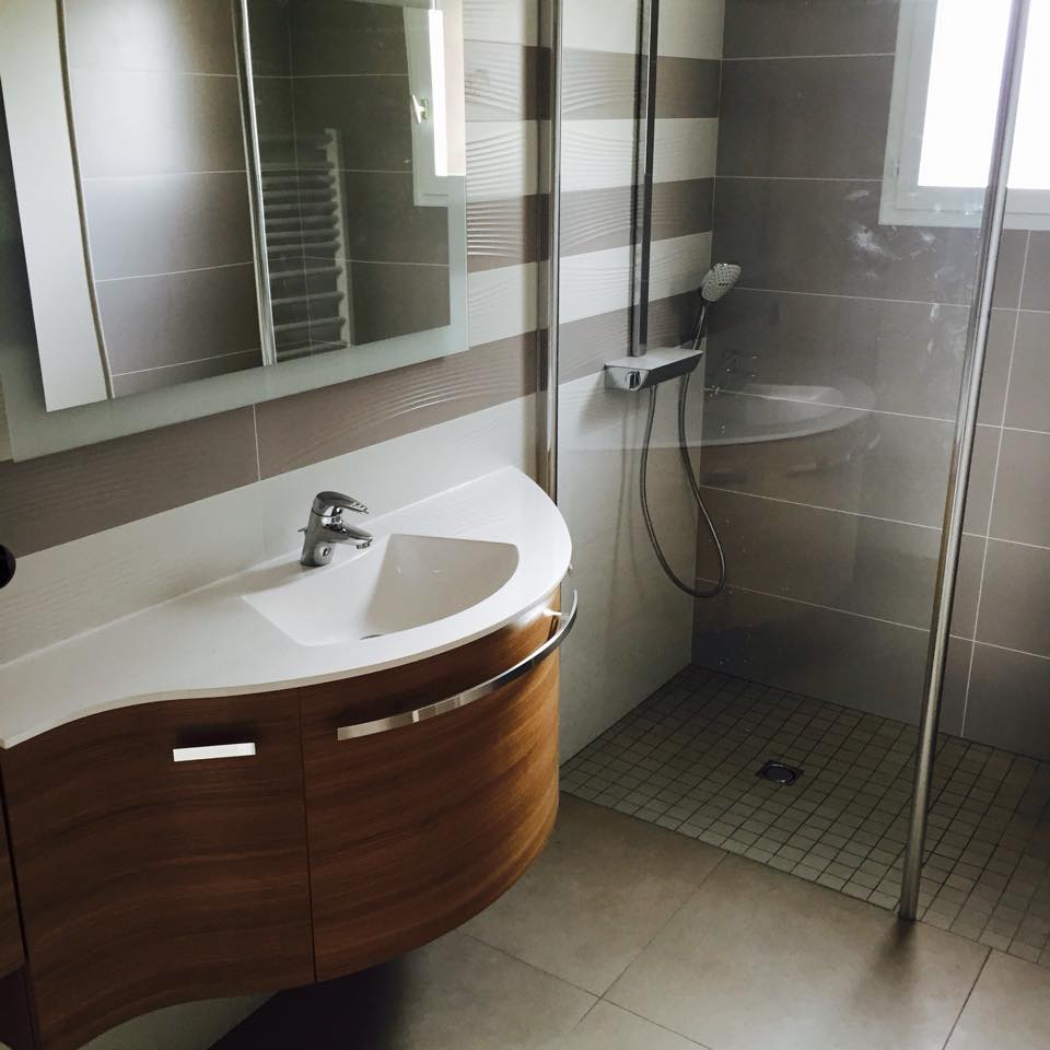 Vasque et meuble design déco