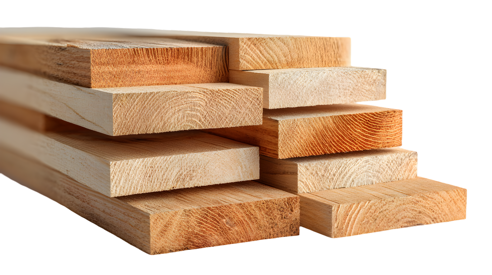 Planches en bois épaisses