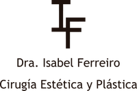 The logo for dra . isabel ferrero cirugía estética y plastica