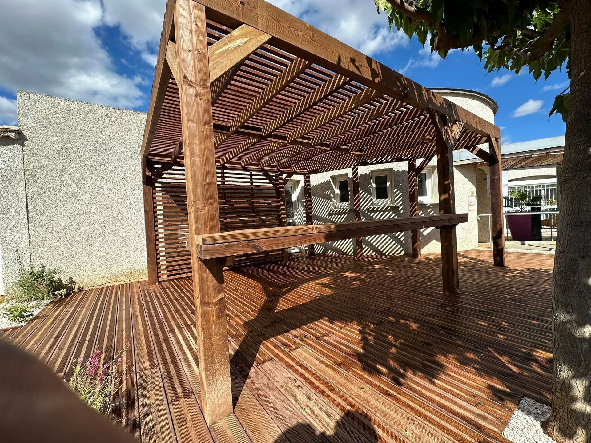Pergola en bois
