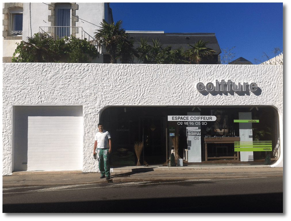 Aoprès ravalement façade de magasin
