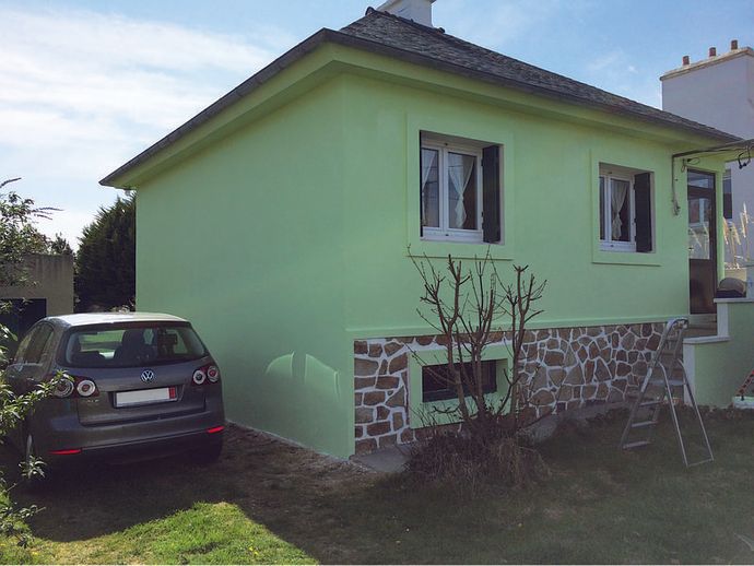 Ravalement de façade à Brest près de Morlaix