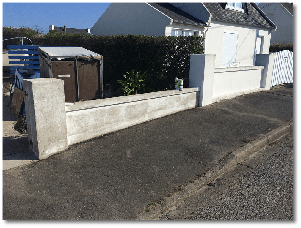 Ravalement de muret
