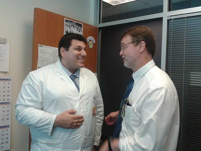 Με τον καθηγητή William Eley κοσμήτορα Ιατρικής Σχολής του Πανεπιστημίου Emory, Atlanta USA