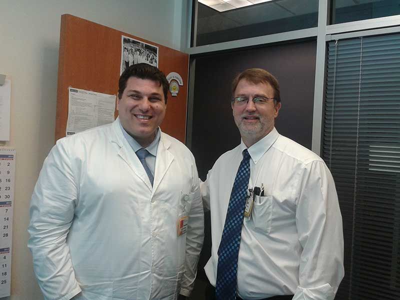 Με τον καθηγητή William Eley κοσμήτορα Ιατρικής Σχολής του πανεπιστημίου Emory, Atlanta USA