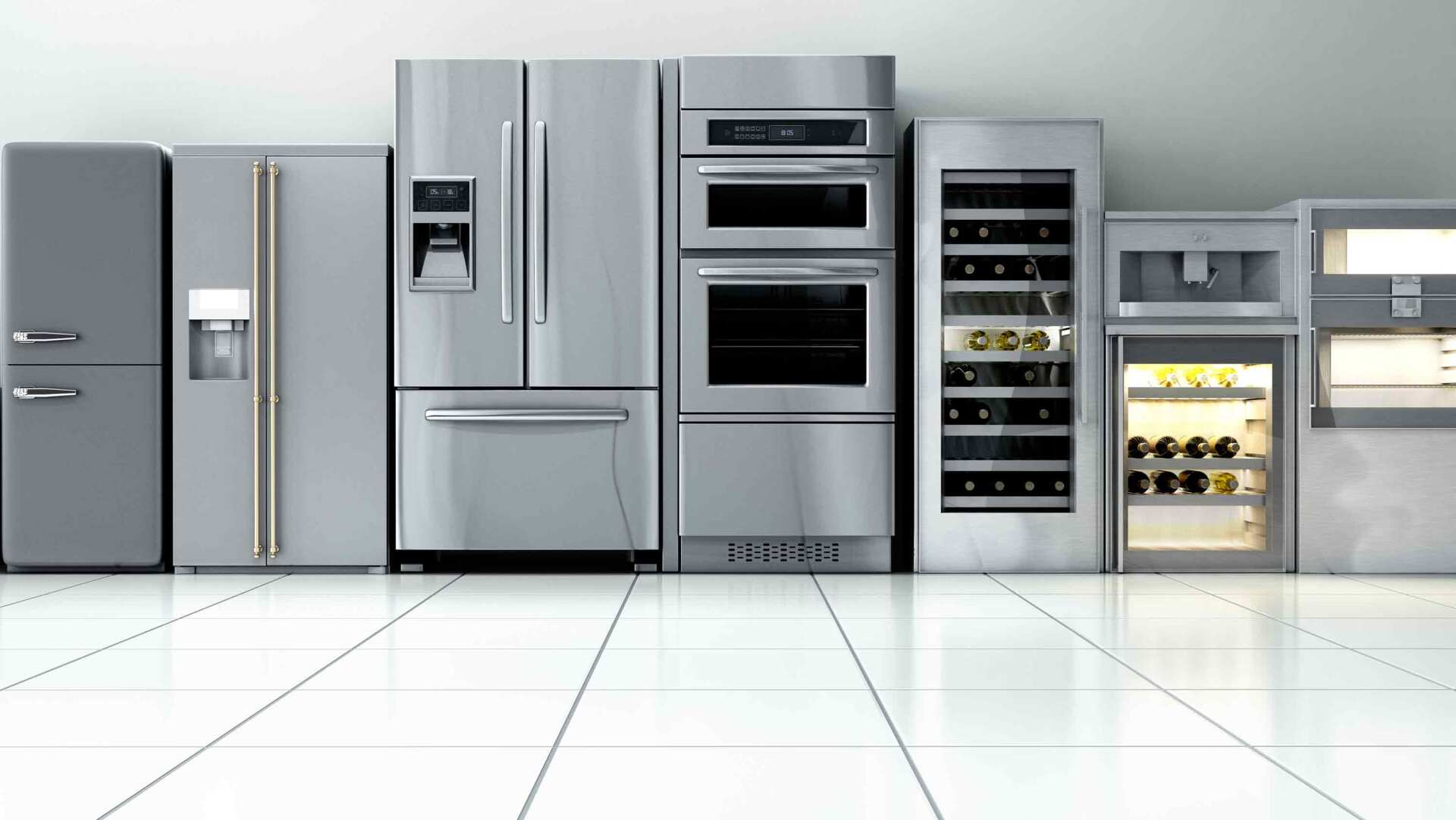 Un ensemble d'appareils électroménagers