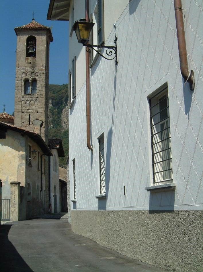 Renovation of the Santa Maria residential building complex, street view – Sangiorgio