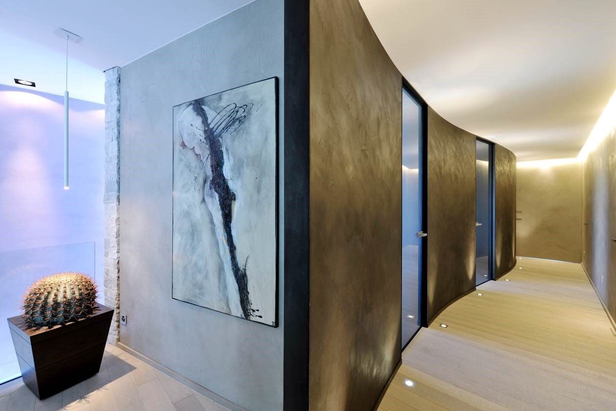 Villa in Carona, corridors – Sangiorgio