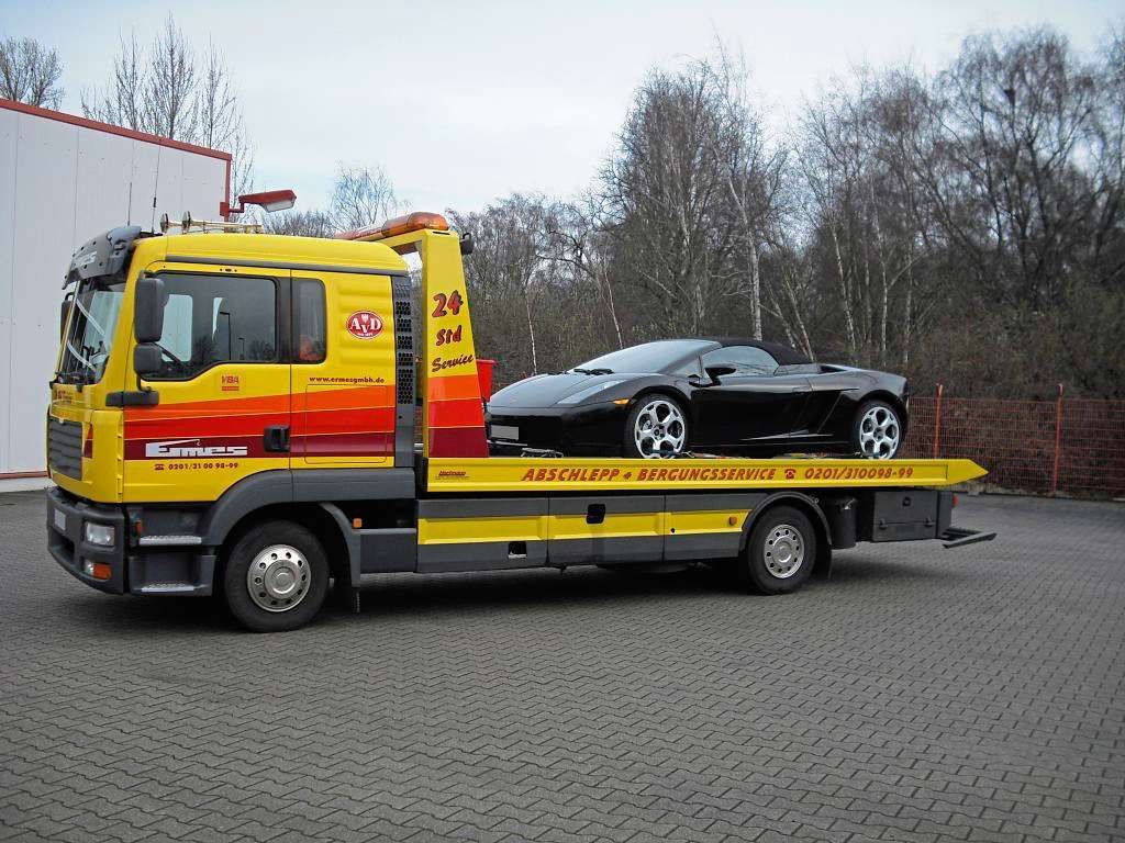 Ferrari wird transportiert