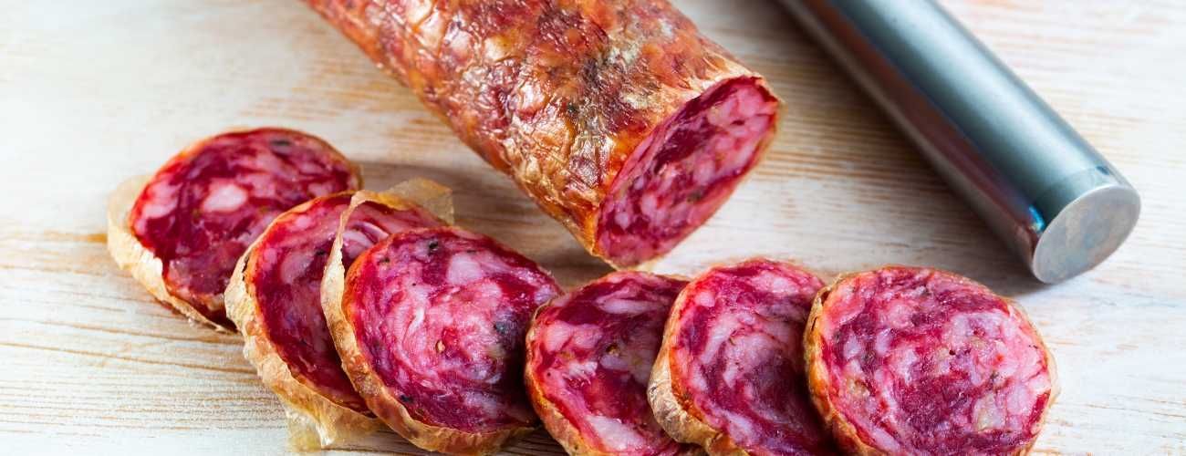 Salchichón ibérico.