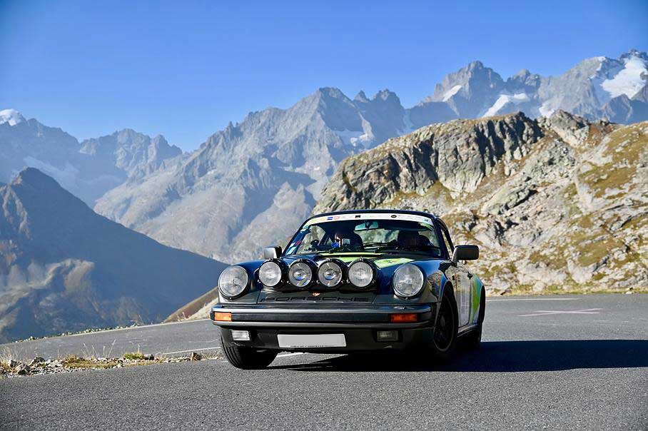 La Porsche, préparée par ASP pour les rallyes de régularité, repart pour le Trophée des Alpes 2019 en septembre