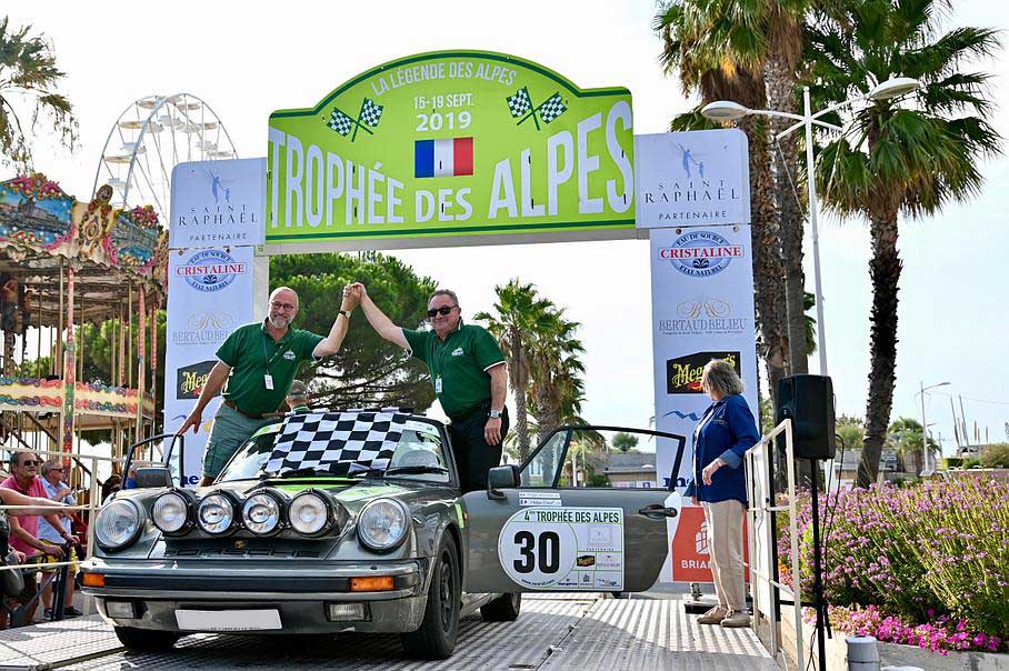 La Porsche, préparée par ASP pour les rallyes de régularité, repart pour le Trophée des Alpes 2019 en septembre