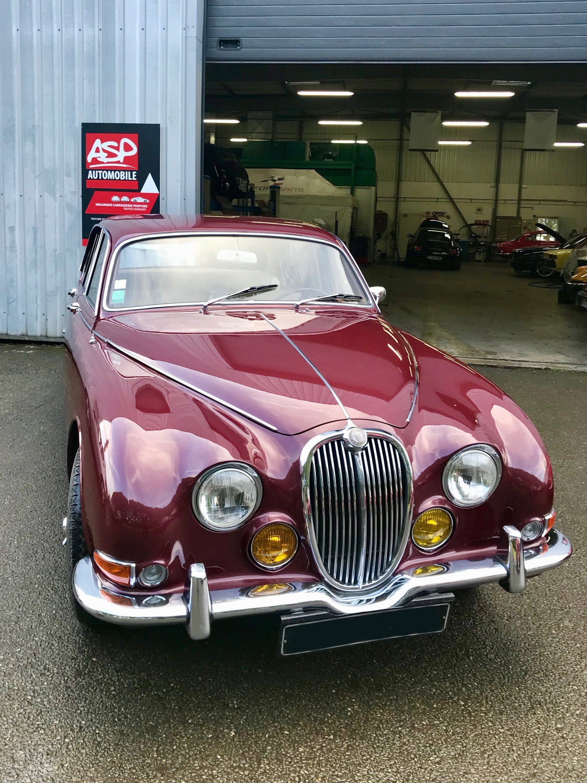Livraison de la JAGUAR MK2 STYPE 3,8l de 1966 après rénovation par ASP.