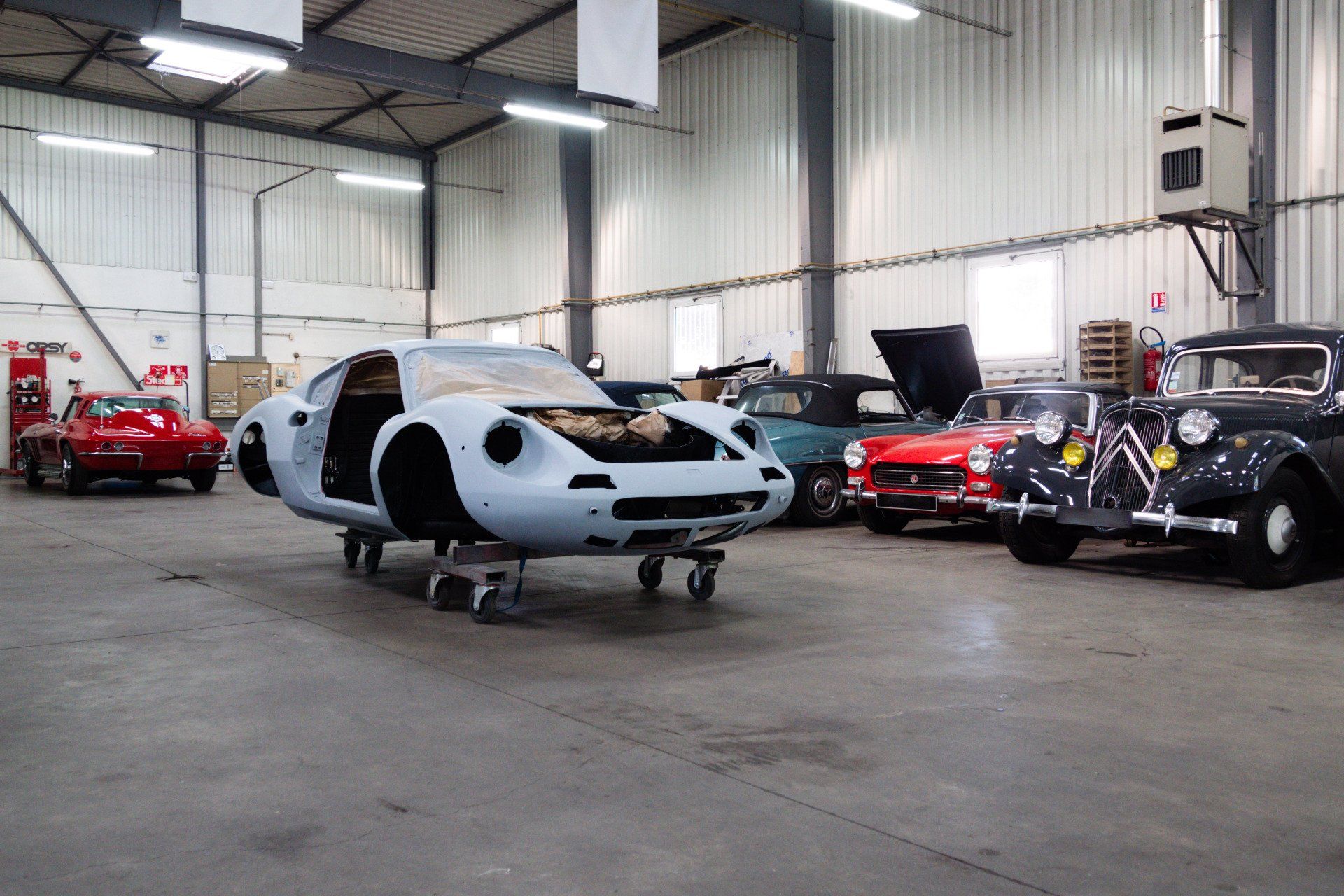 Carrosserie prête à être repeinte