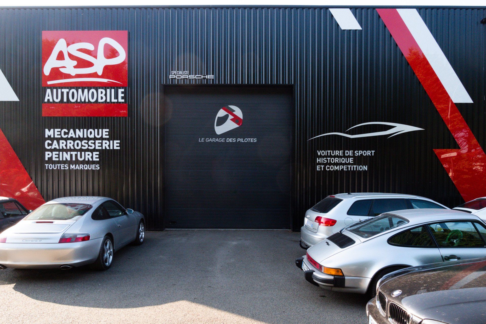 Devanture du garage ASP