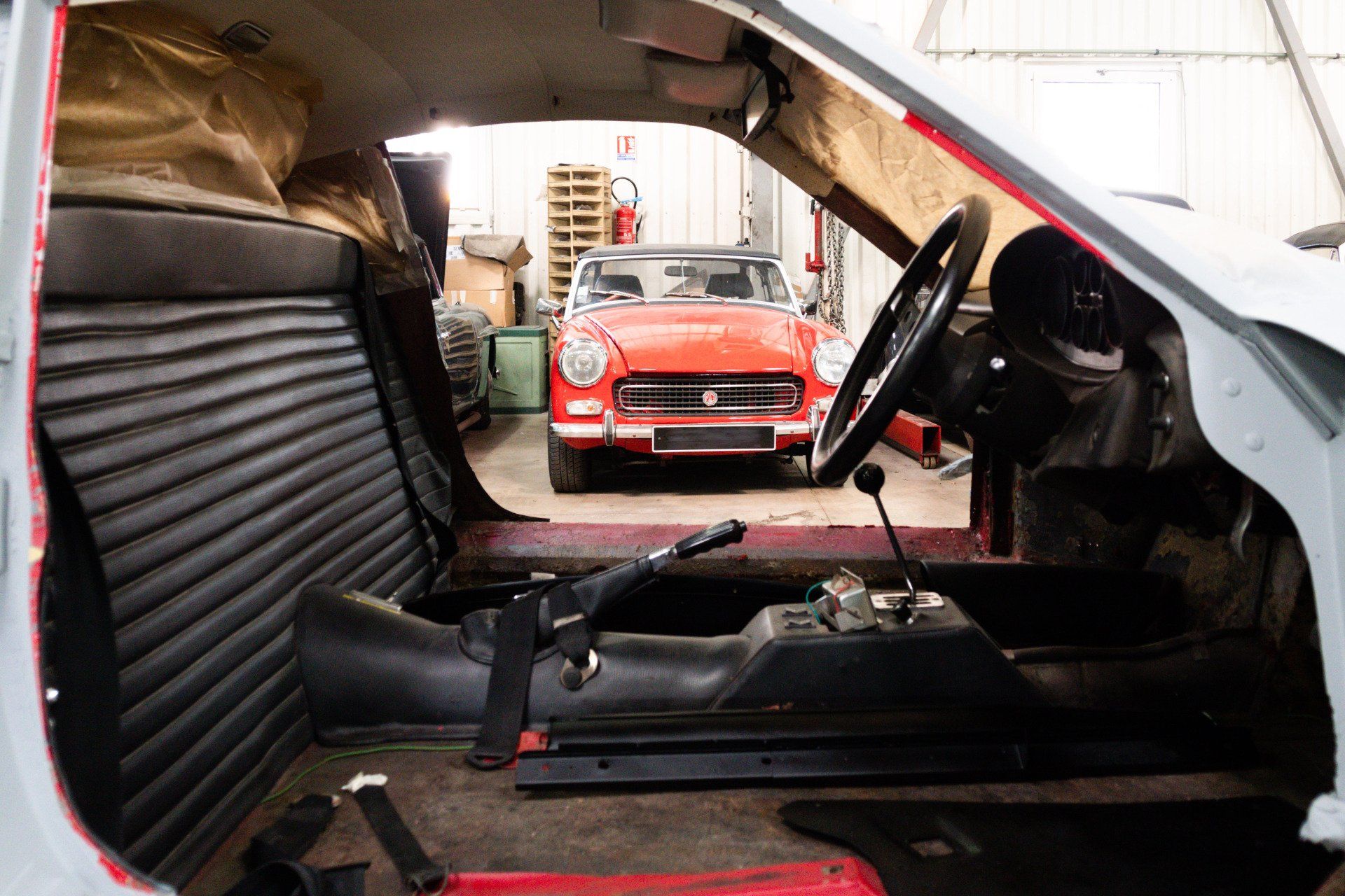 Intérieur d'une voiture