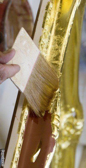 Restauration à la feuille d'or
