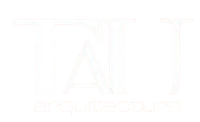 Un logotipo blanco sobre un fondo blanco que parece una escalera.