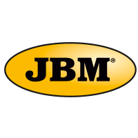 Logotipo da JBM: letras pretas
