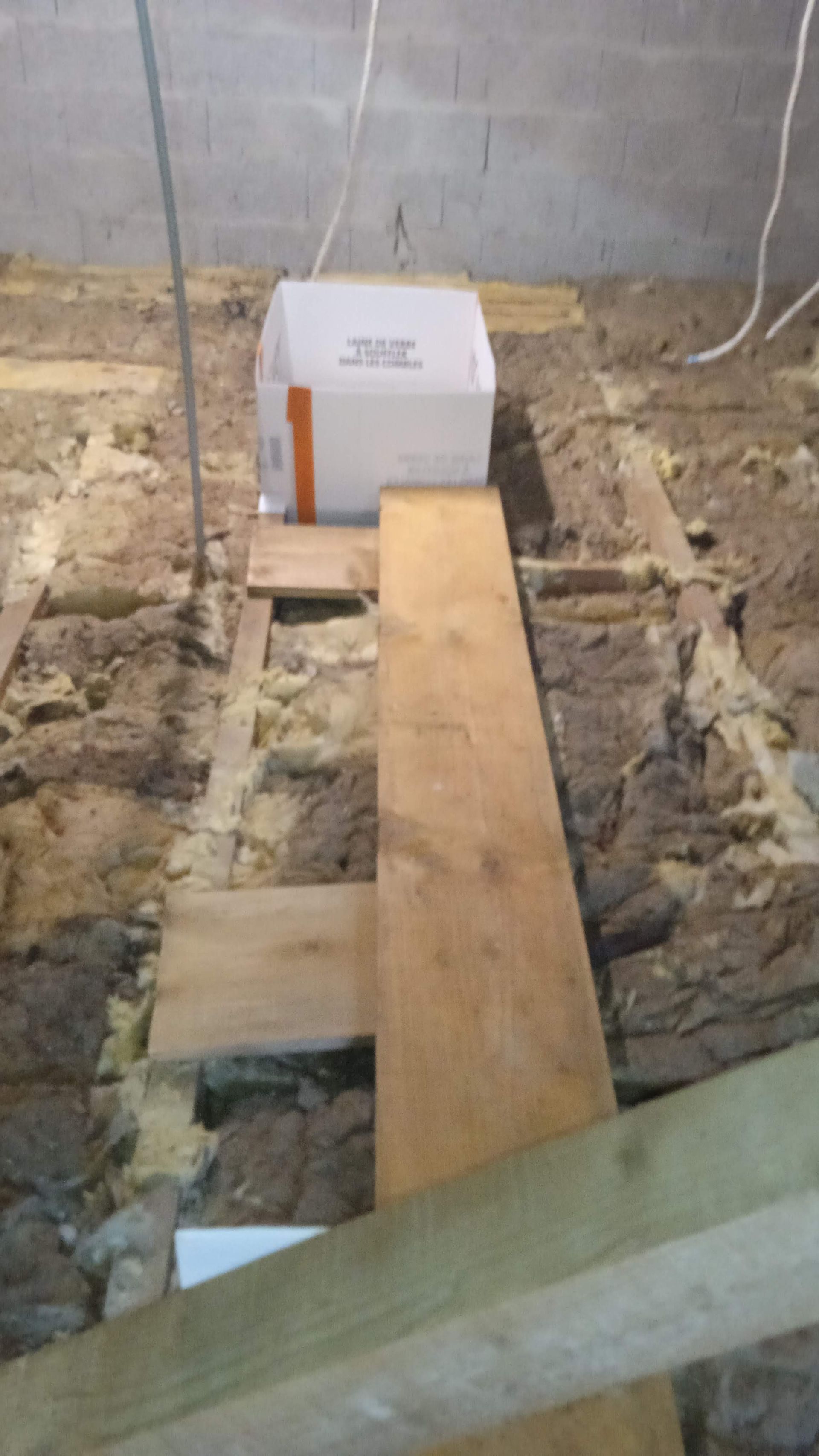 GTIsolation : Réalisation chemin d'accès dans les combles