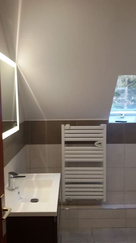 Pose sèche-serviettes