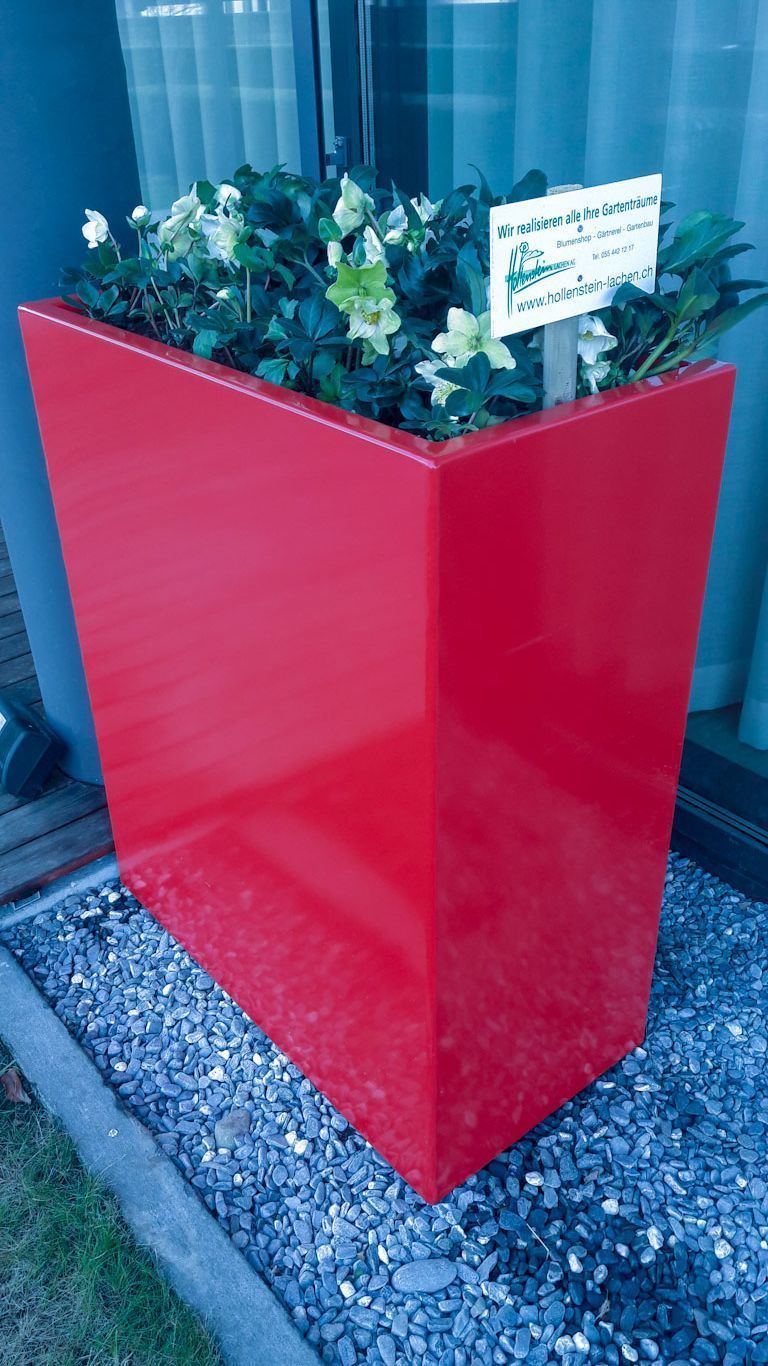 aus recyceltem Material